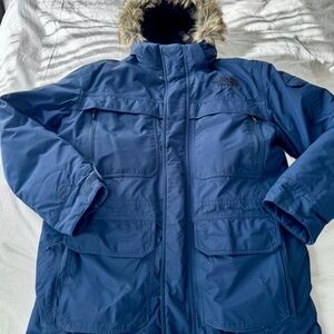 The North Face Gotham II Men's Navy Blue Park - Size L (Fits Big)
